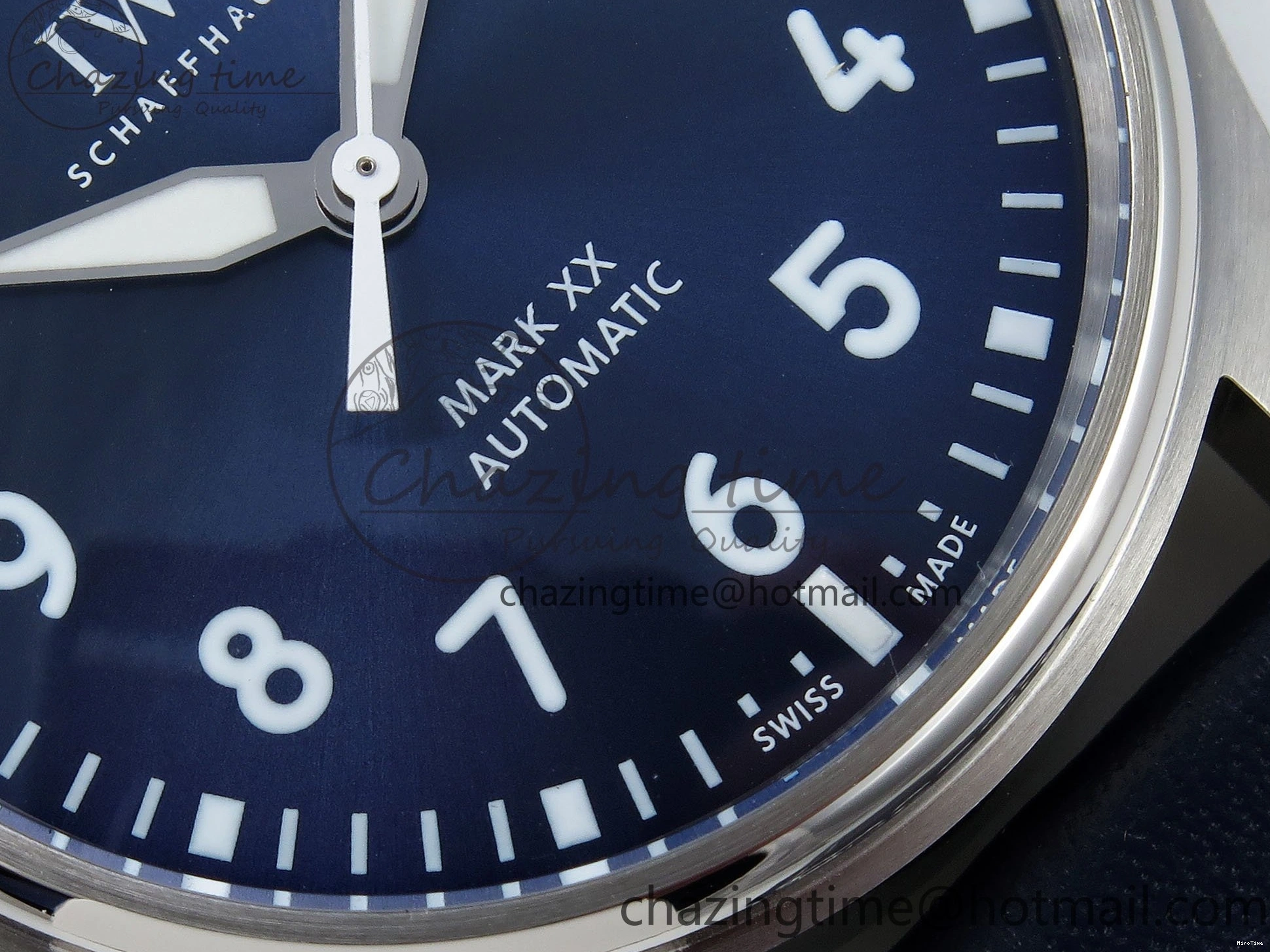 MIROTIME 0508 DailyWear Pilot Mark XX BLSF 1:1 Best Edition Blue Dial on Blue Leather Strap MIYOTA 7022